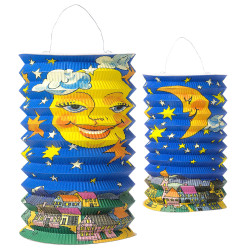 Lampiony měsíc 2 ks